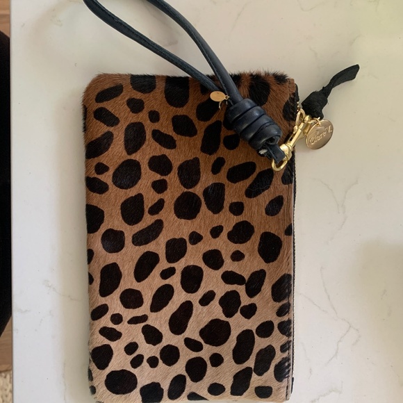 Clare V Handbags - Clare V. Genuine Calf Hair Leopard Print Clutch